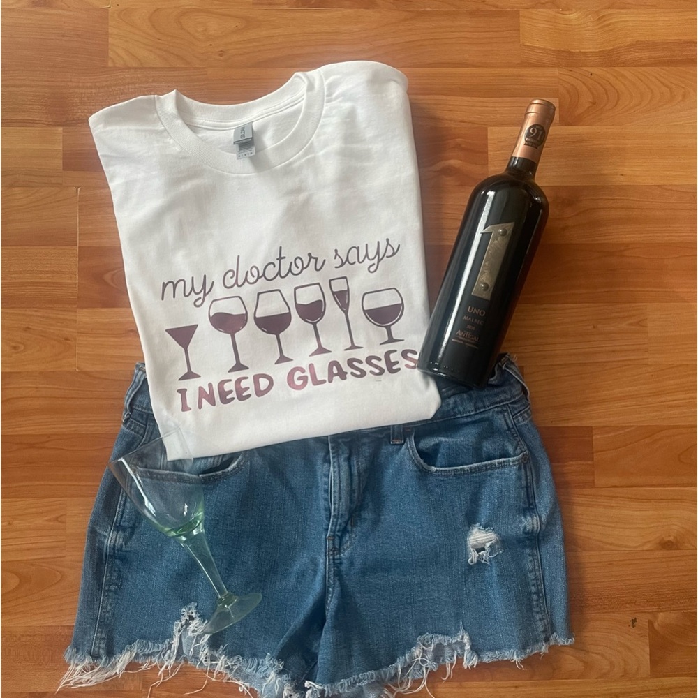 Custom Sweatshirt “My dr says I need glasses”
